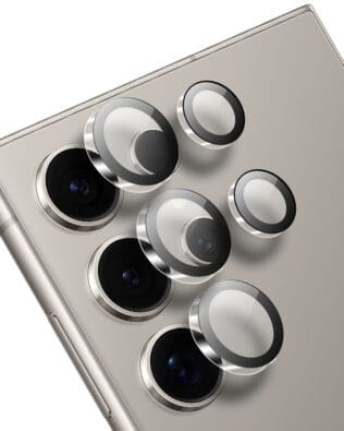 Szklana osłona obiektywów, hybrydowa osłona do Samsung Galaxy S24 Ultra, przeźroczysta