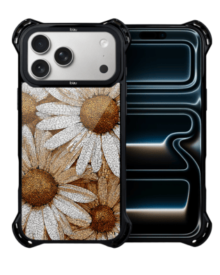 Etui do iPhone 17 Pro IBIZU DropGuard Ultra z MagSafe, Modern Classics, Mozaika Rumianków