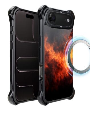 Etui do iPhone Air IBIZU DropGuard Ultra z MagSafe, Twilight Dreams, Inferno Sky