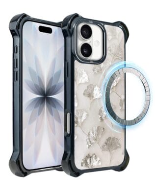 Etui do iPhone 17 IBIZU DropGuard Ultra z MagSafe, Ethereal Essence, Biały Onysk