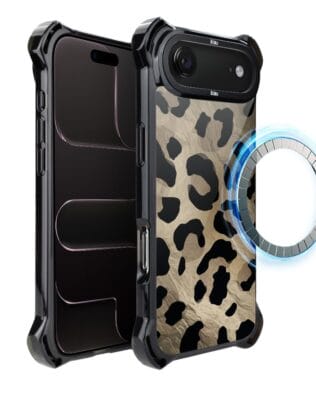 Etui do iPhone Air IBIZU DropGuard Ultra z MagSafe, Zew Natury, Dziki Leopard
