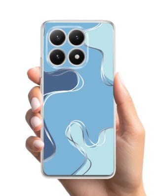 Etui do Xiaomi 15T przeźroczyste, silikonowe Flexi, spokój oceanu
