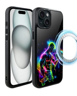 Etui do iPhone 15 IBIZU DropGuard Matt z MagSafe, #ElectroMove, Jest moc