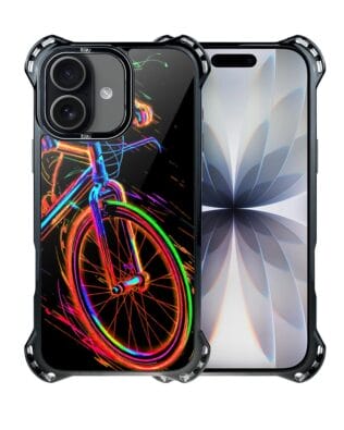 Etui do iPhone 17 IBIZU DropGuard Ultra z MagSafe, #ElectroMove, Rowerowa wibracja