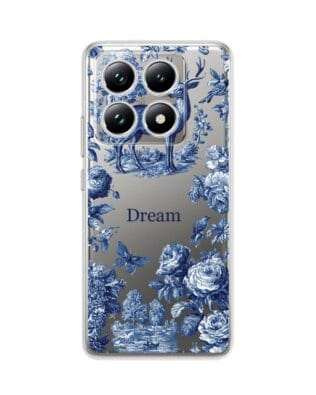 Etui do Xiaomi 14T przeźroczyste, silikonowe Flexi, Mystic, Dream Deer