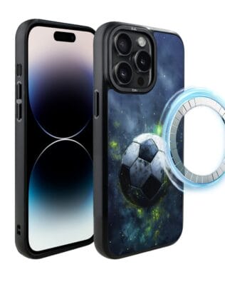 Etui do iPhone 14 Pro IBIZU DropGuard Matt z MagSafe, #Move, Piłka nożna