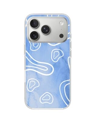 Etui do iPhone 17 Pro Max z MagSafe przeźroczyste, silikonowe Flexi, Summer Patterns, morski wzór