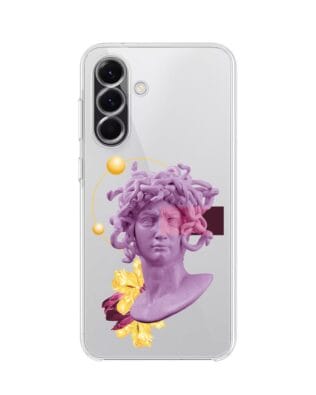 Etui do Samsung Galaxy A56 5G przeźroczyste, silikonowe Flexi, antyczna figura