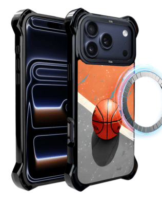 Etui do iPhone 17 Pro Max IBIZU DropGuard Ultra z MagSafe, #Move, Koszykówka