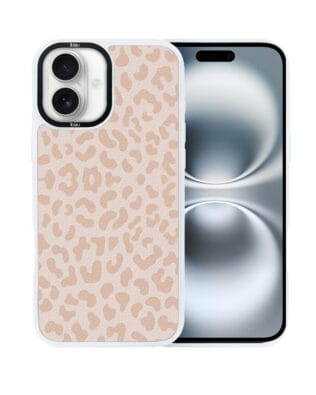 Etui do iPhone 16 IBIZU DropGuard Matt z MagSafe, Boho, Delikatna panterka
