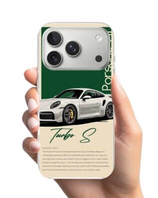 Etui do iPhone 17 Pro Max z MagSafe przeźroczyste, silikonowe Flexi, Szybkie Auta, Elegancja 911