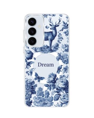 Etui do Samsung Galaxy A55 5G z MagSafe przeźroczyste, silikonowe Flexi, Mystic, Dream Deer