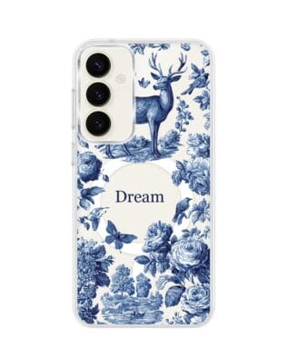 Etui do Samsung Galaxy S23 FE 5G z MagSafe przeźroczyste, silikonowe Flexi, Mystic, Dream Deer