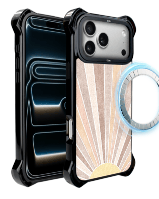 Etui do iPhone 17 Pro Max IBIZU DropGuard Ultra z MagSafe, Boho, Wschód słońca