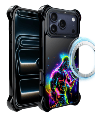 Etui do iPhone 17 Pro IBIZU DropGuard Ultra z MagSafe, #ElectroMove, Jest moc