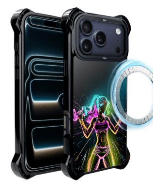 Etui do iPhone 17 Pro IBIZU DropGuard Ultra z MagSafe, #ElectroMove, Wibracja fitness