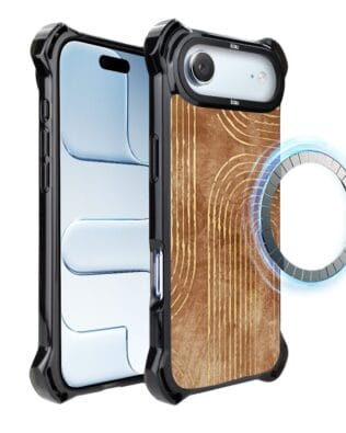 Etui do iPhone Air IBIZU DropGuard Ultra z MagSafe, Boho, Geometryczne linie