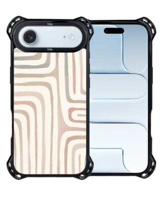 Etui do iPhone Air IBIZU DropGuard Ultra z MagSafe, Boho, Piaskowy labirynt