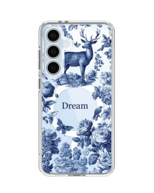 Etui do Samsung Galaxy S24 FE z MagSafe przeźroczyste, silikonowe Flexi, Mystic, Dream Deer