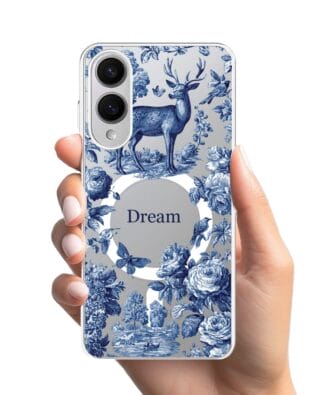 Etui do Samsung Galaxy S25 Edge z MagSafe przeźroczyste, silikonowe Flexi, Mystic, Dream Deer