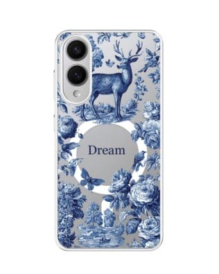 Etui do Samsung Galaxy S25 Edge z MagSafe przeźroczyste, silikonowe Flexi, Mystic, Dream Deer