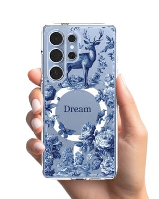 Etui do Samsung Galaxy S25 Ultra z MagSafe przeźroczyste, silikonowe Flexi, Mystic, Dream Deer