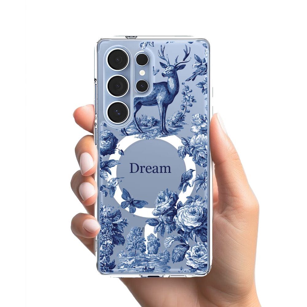 Etui do Samsung Galaxy S25 Ultra z MagSafe przeźroczyste, silikonowe Flexi, Mystic, Dream Deer - obrazek 2