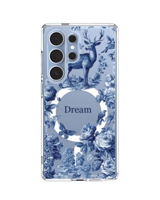 Etui do Samsung Galaxy S25 Ultra z MagSafe przeźroczyste, silikonowe Flexi, Mystic, Dream Deer