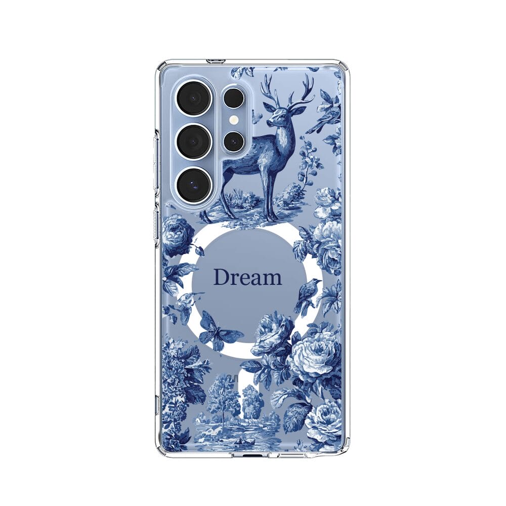 Etui do Samsung Galaxy S25 Ultra z MagSafe przeźroczyste, silikonowe Flexi, Mystic, Dream Deer
