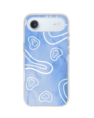 Etui do iPhone Air z MagSafe przeźroczyste, silikonowe Flexi, Summer Patterns, morski wzór