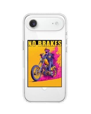 Etui do iPhone Air z MagSafe przeźroczyste, silikonowe Flexi, Bikers, Motocyklem przez świat