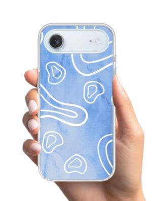 Etui do iPhone Air z MagSafe przeźroczyste, silikonowe Flexi, Summer Patterns, morski wzór