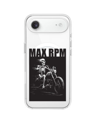 Etui do iPhone Air z MagSafe przeźroczyste, silikonowe Flexi, Bikers, Ghost Rider