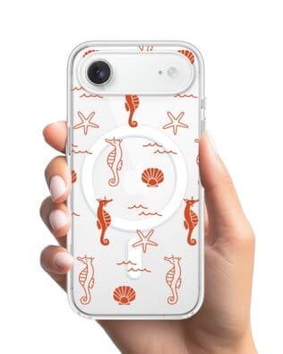 Etui do iPhone Air z MagSafe przeźroczyste, silikonowe Flexi, Summer Patterns, wakacyjne wzory