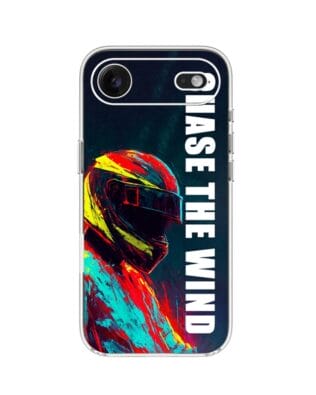 Etui do iPhone Air przeźroczyste, silikonowe Flexi, Bikers, Chase The Wind