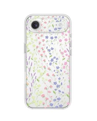 Etui do iPhone Air przeźroczyste, silikonowe Flexi, kwiaty polne