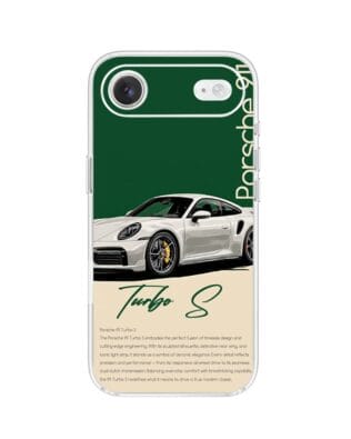 Etui do iPhone Air przeźroczyste, silikonowe Flexi, Szybkie Auta, Elegancja 911