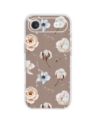 Etui do iPhone Air przeźroczyste, silikonowe Flexi, Summer Patterns, akwarelowe kwiatki