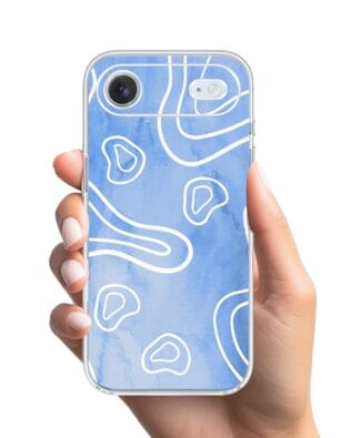 Etui do iPhone Air przeźroczyste, silikonowe Flexi, Summer Patterns, morski wzór