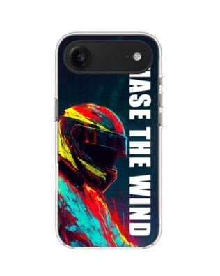 Etui do iPhone Air z MagSafe przeźroczyste, silikonowe Flexi, Bikers, Chase The Wind