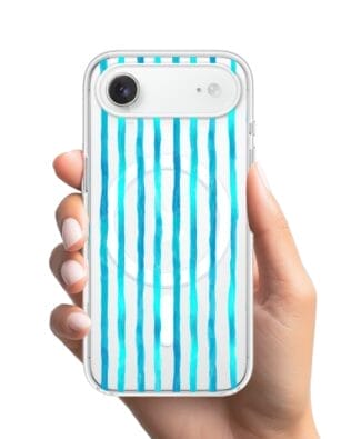 Etui do iPhone Air z MagSafe przeźroczyste, silikonowe Flexi, szept fal