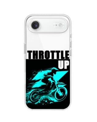 Etui do iPhone Air przeźroczyste, silikonowe Flexi, Bikers, Cross na maxa