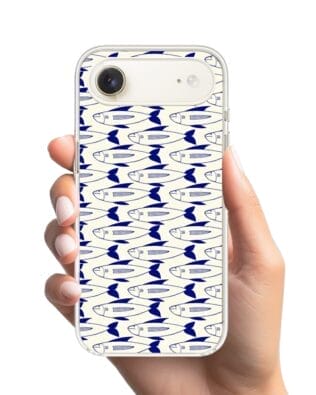 Etui do iPhone Air z MagSafe przeźroczyste, silikonowe Flexi, Summer Patterns, pływające rybki