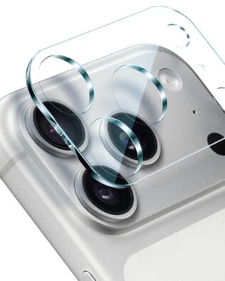 Osłona ze szkła hartowanego 9H na cały aparat, kamerę do iPhone 17 Pro, przeźroczyste