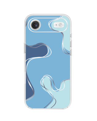Etui do iPhone Air przeźroczyste, silikonowe Flexi, spokój oceanu