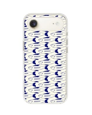 Etui do iPhone Air z MagSafe przeźroczyste, silikonowe Flexi, Summer Patterns, pływające rybki