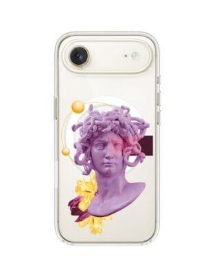 Etui do iPhone Air z MagSafe przeźroczyste, silikonowe Flexi, antyczna figura