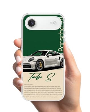 Etui do iPhone Air z MagSafe przeźroczyste, silikonowe Flexi, Szybkie Auta, Elegancja 911