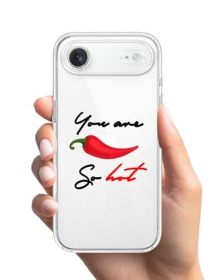 Etui do iPhone Air przeźroczyste, silikonowe Flexi, papryczka chilli