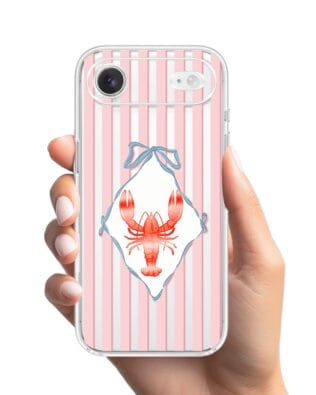 Etui do iPhone Air przeźroczyste, silikonowe Flexi, Homar